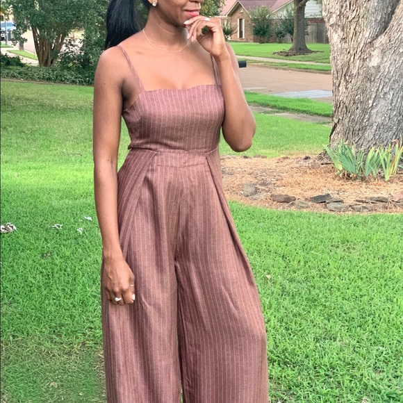 Pinstripe Jumpsuit - Picture 5 of 6